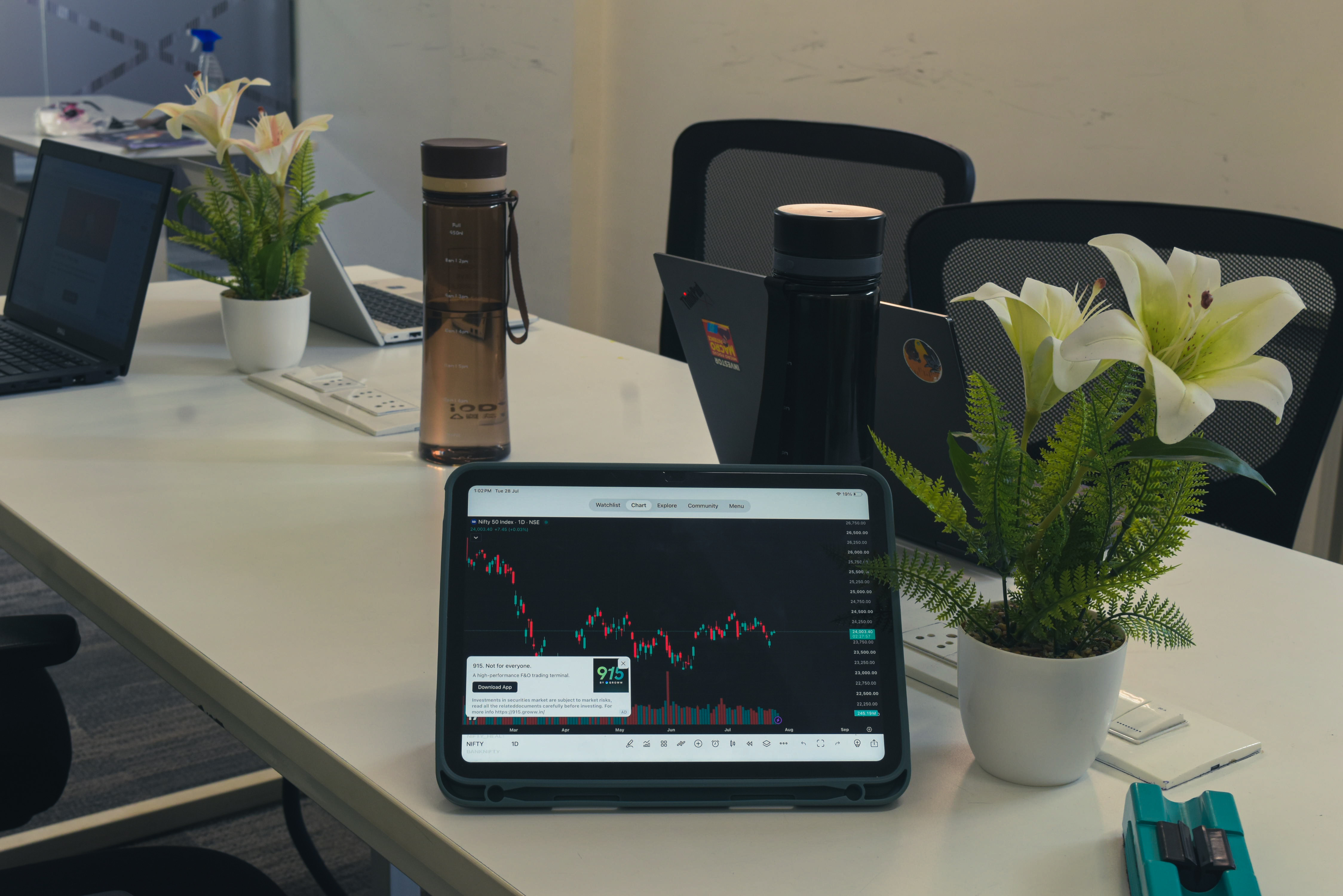 Modern meeting room for private discussions